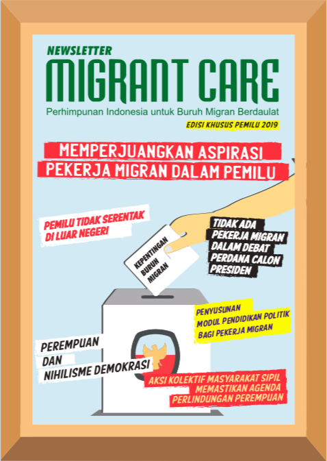 Cover Newsletter Migrant CARE Edisi Khusus Pemilu