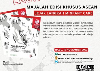 Launching Majalah Migrant CARE Edisi Khusus ASEAN 2023